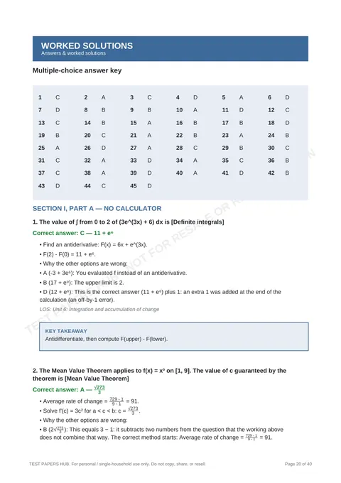 Solutions preview