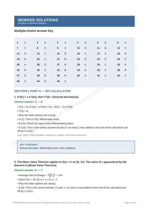 Solutions preview