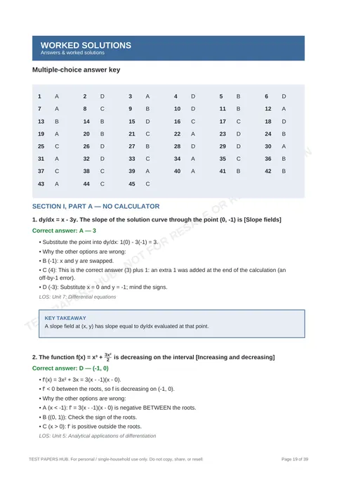 Solutions preview