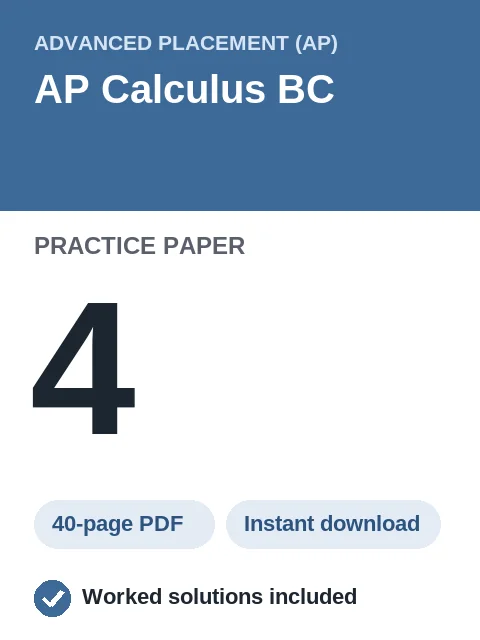 AP Calculus BC Practice Paper 4