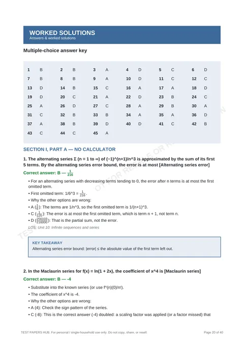 Solutions preview