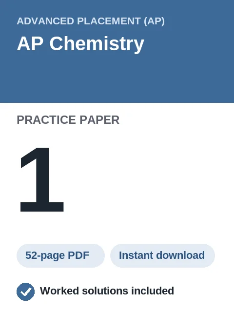 AP Chemistry Practice Paper 1