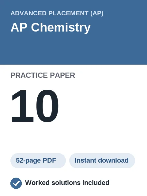 AP Chemistry Practice Paper 10