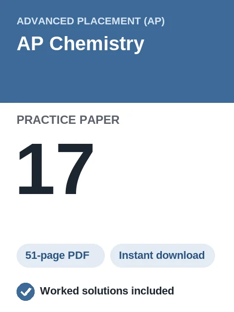 AP Chemistry Practice Paper 17
