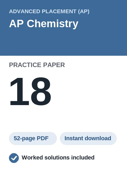AP Chemistry Practice Paper 18