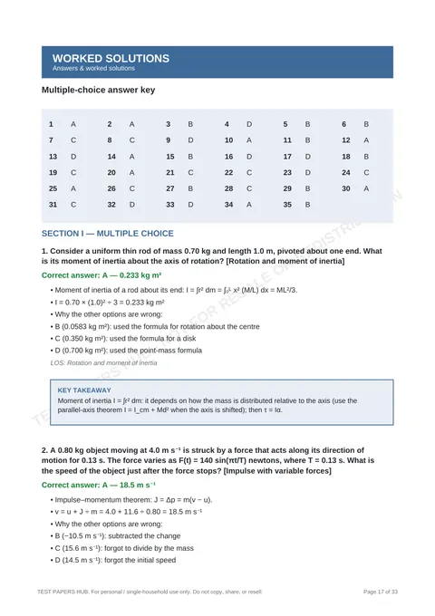 Solutions preview