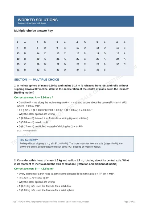 Solutions preview