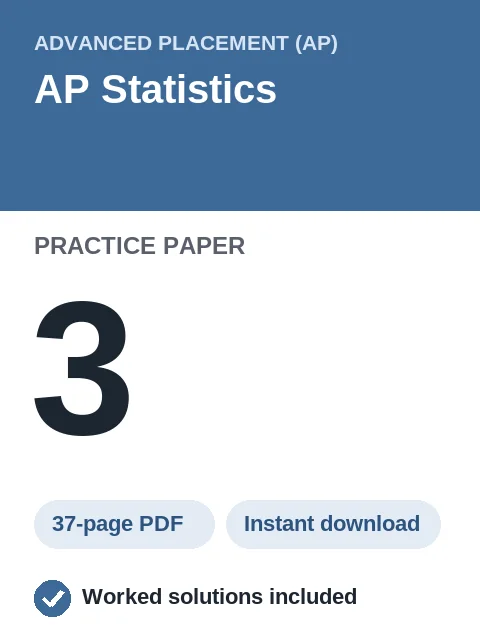 AP Statistics Practice Paper 3