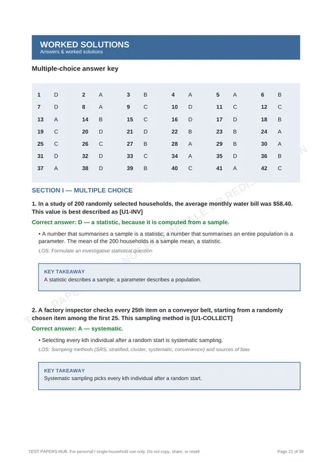 Solutions preview