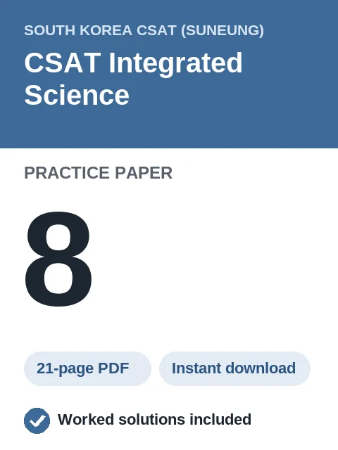 CSAT Integrated Science Practice Paper 8