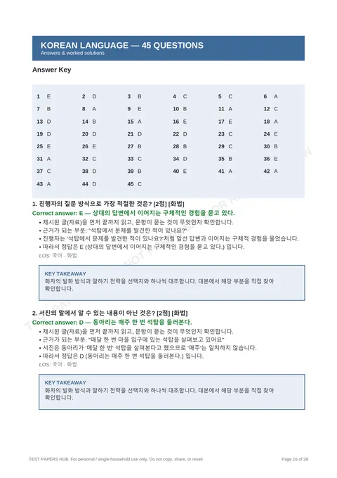 Solutions preview