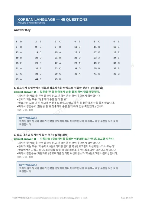 Solutions preview
