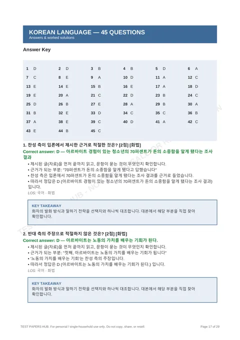 Solutions preview