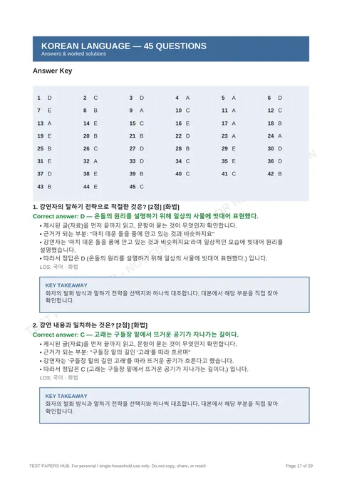 Solutions preview