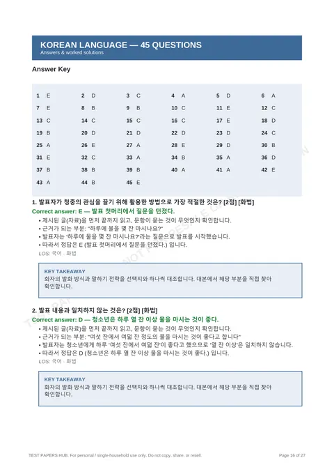 Solutions preview