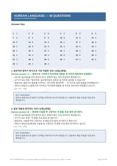 Solutions preview