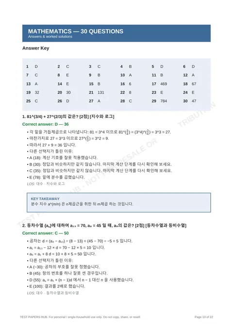 Solutions preview