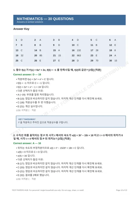 Solutions preview