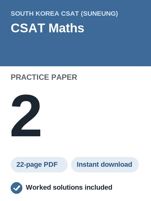 CSAT Maths Practice Paper 2