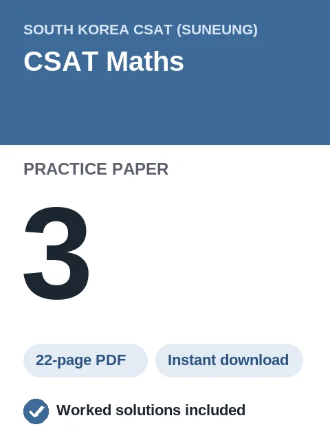 CSAT Maths Practice Paper 3