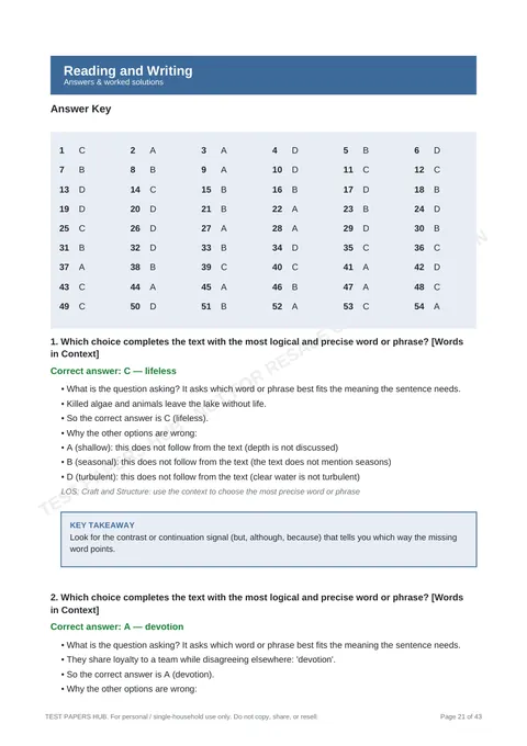 Solutions preview