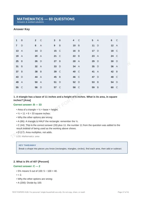 Solutions preview