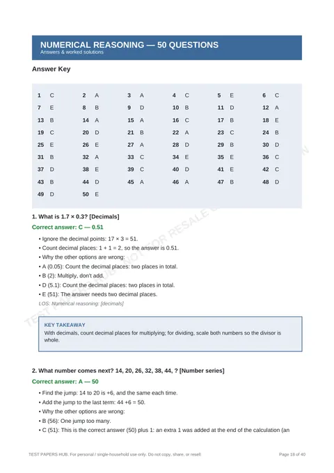 Solutions preview