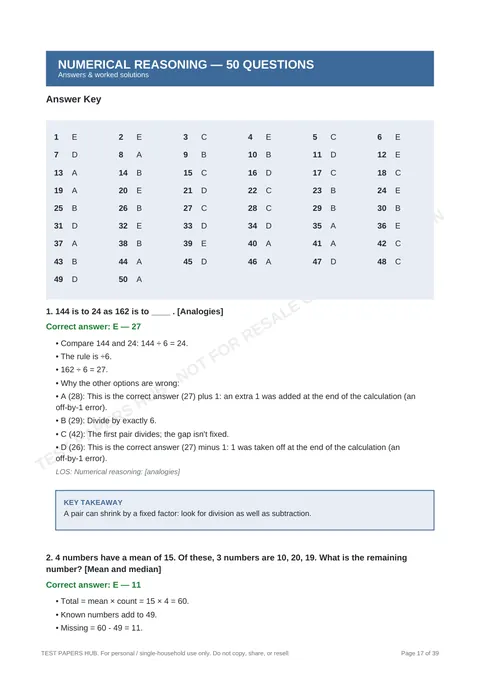 Solutions preview