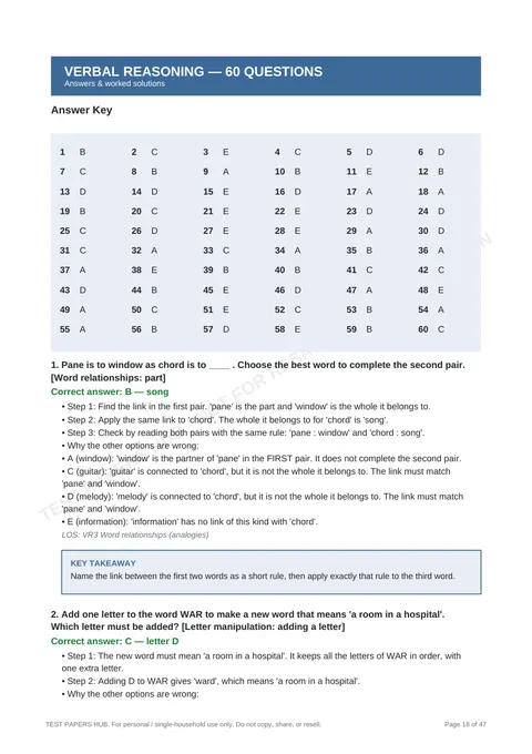 Solutions preview