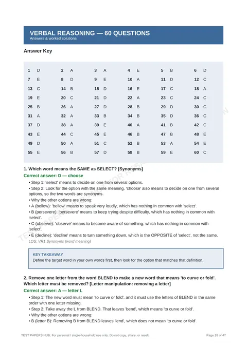 Solutions preview