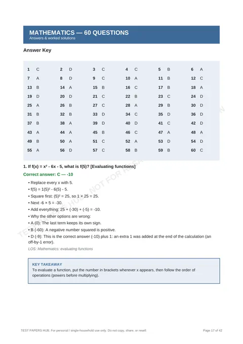 Solutions preview