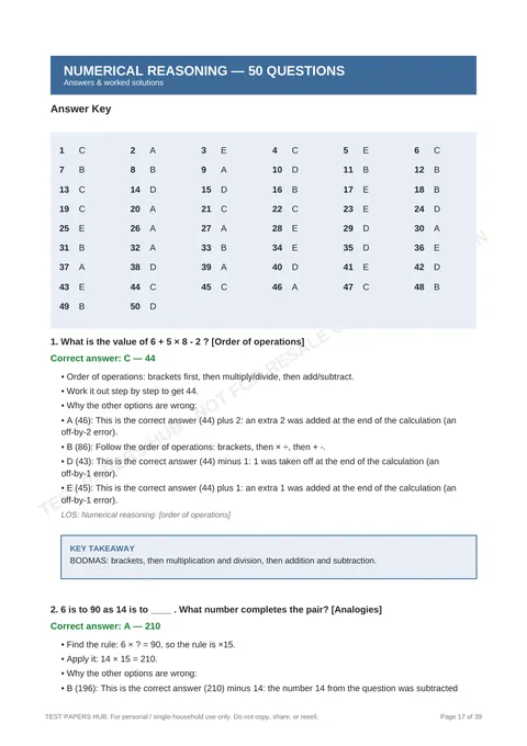 Solutions preview