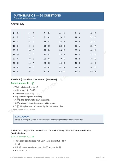 Solutions preview
