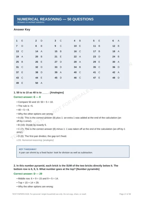Solutions preview