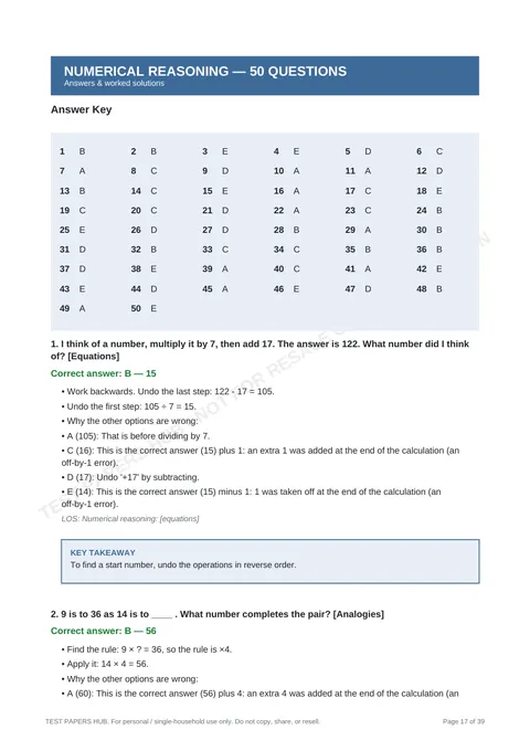 Solutions preview