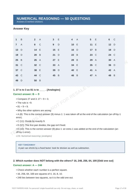 Solutions preview