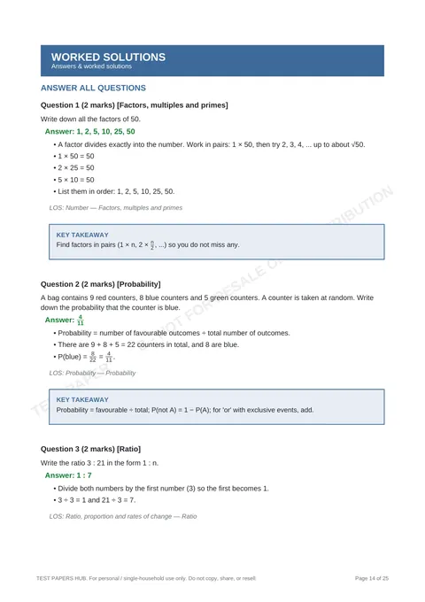 Solutions preview