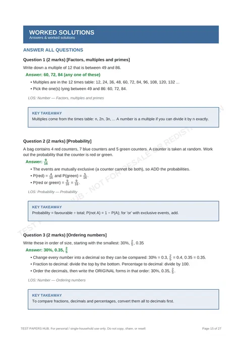 Solutions preview