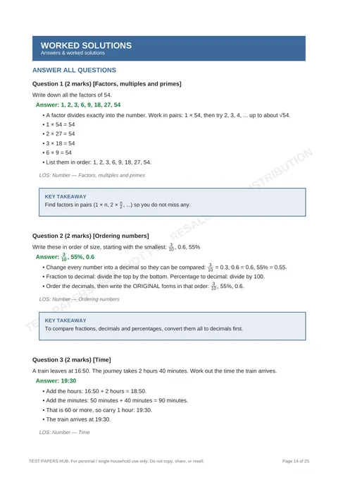 Solutions preview