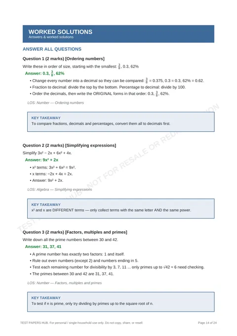 Solutions preview