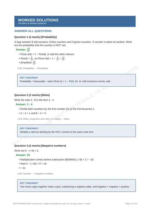 Solutions preview
