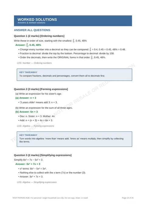 Solutions preview