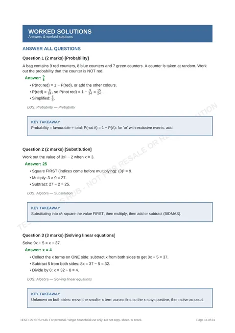 Solutions preview