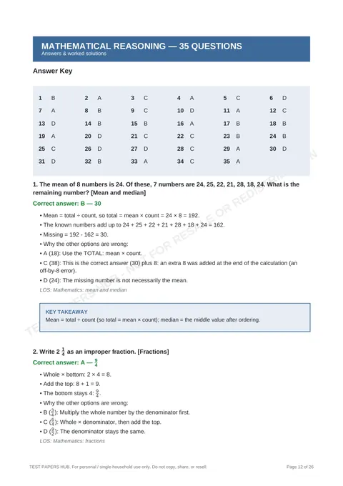 Solutions preview