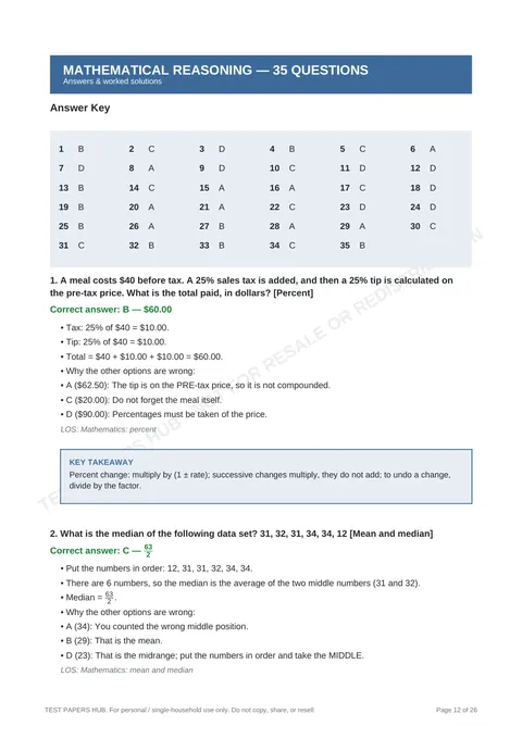Solutions preview