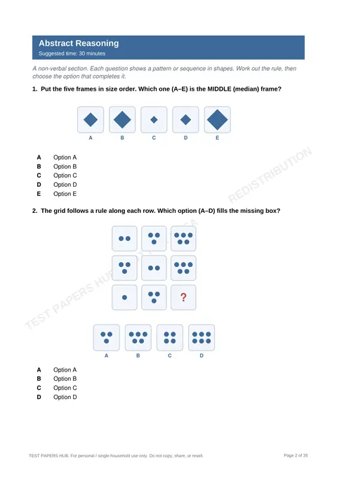 Questions preview