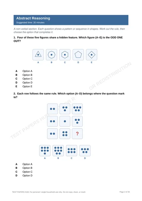 Questions preview