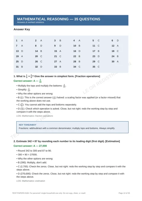 Solutions preview