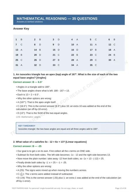Solutions preview