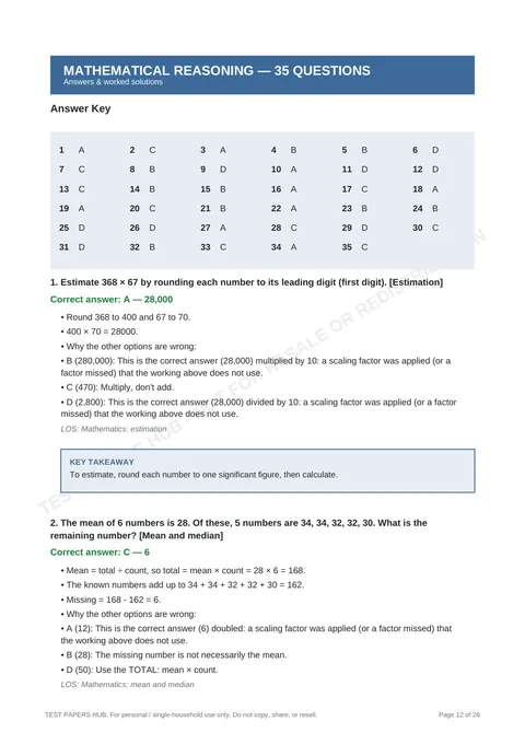 Solutions preview